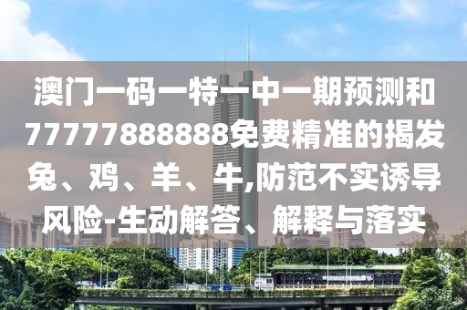 澳門一碼一特一中一期預(yù)測和77777888888免費(fèi)精準(zhǔn)的揭發(fā)兔、雞、羊、牛,防范不實(shí)誘導(dǎo)風(fēng)險(xiǎn)-生動(dòng)解答、解釋與落實(shí)